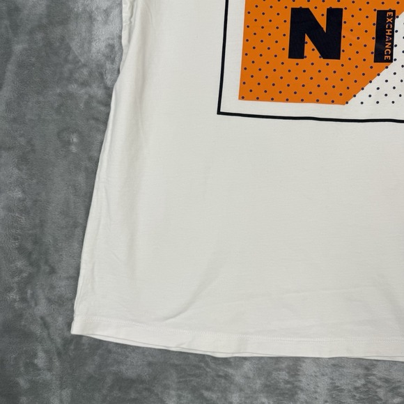 Armani Exchange Men's White Graphic T-Shirt Size Medium - Picture 8 of 14
